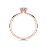 Pierścionek z diamentem różowe złoto AJPZ_066